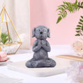 Meditation Dog Ornament Resin Figurine for Home Office Zen Decor - view 4