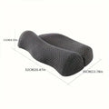 Memory Foam Cervical Pillow, Ergonomic Neck Support, Dark Grey - view 3