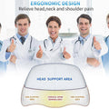 Memory Foam Cervical Pillow, Ergonomic Neck Support, Dark Grey - view 5