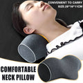 Memory Foam Neck Support Pillow with Cotton Cover