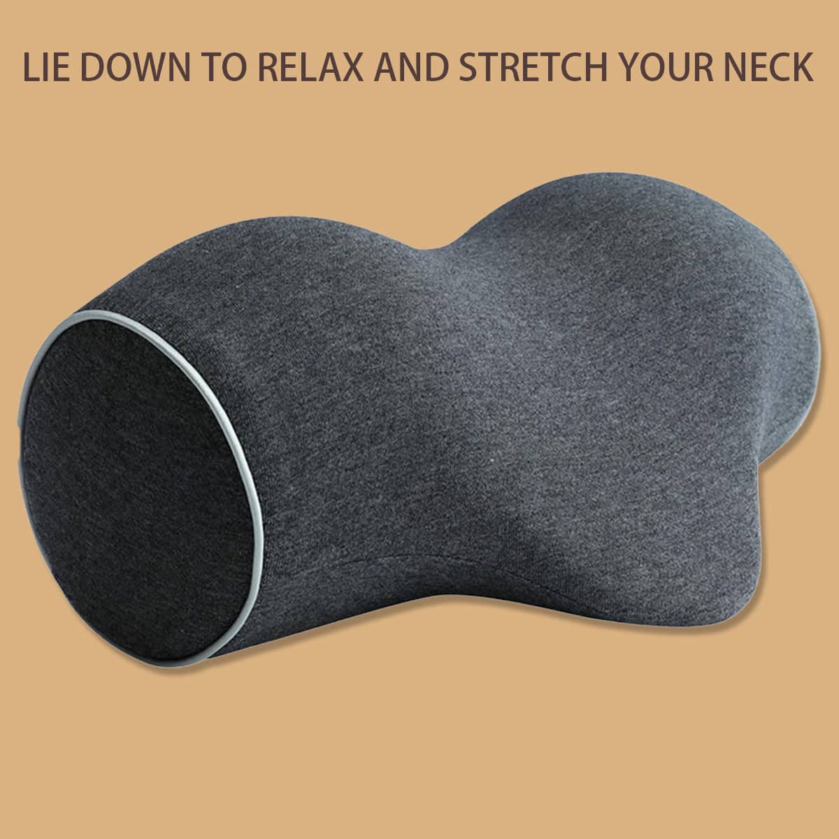 Memory Foam Neck Support Pillow with Cotton Cover - view 5