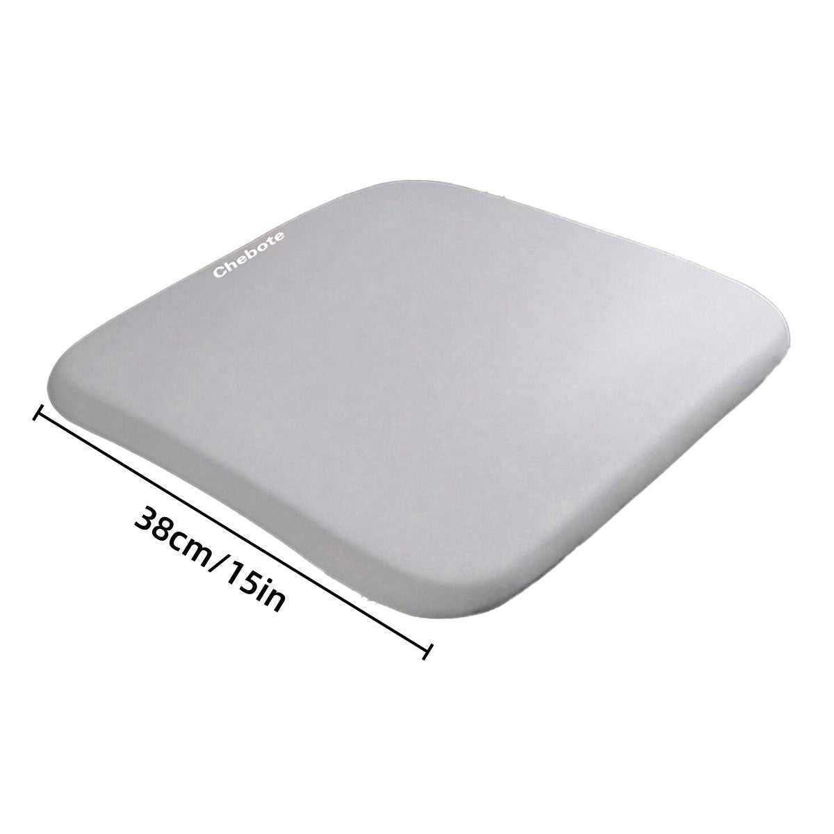 Memory Foam Seat Cushion for Car, Office and Home - Grey - view 4