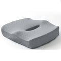Memory Foam Seat Cushion for Office and Car - Grey