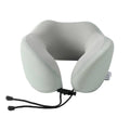 Memory Foam U-Shaped Neck Pillow for Travel and Office Naps - Sage Green