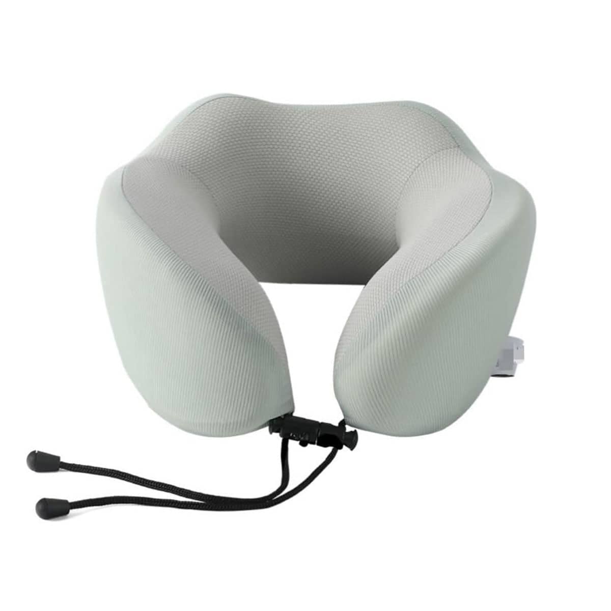 Memory Foam U-Shaped Neck Pillow for Travel and Office Naps - Sage Green