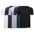 Men's Plain Cotton T-Shirt - Navy, 3XL (Length 80 cm, Chest 63 cm) - view 3
