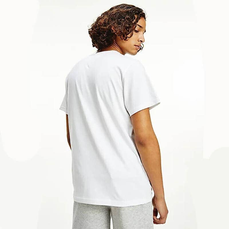 Men's Plain Cotton T-Shirt, Short Sleeve - Large, Charcoal (Chest 53 cm, Length 73 cm) - view 4