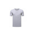 Men's Plain Heavy Cotton T-Shirt - Grey, Size 4XL (Chest 122 cm)