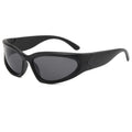 Men's Polarised Sports Sunglasses - Black Frame, Black Lens
