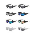 Men's Polarised Sports Sunglasses - Silver Frame, Silver Mirror Lens - view 3