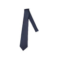 Men's Skinny Tie Handmade Satin 145 x 5cm - Navy