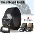 Men's Tactical Belt, Heavy Duty Nylon - Army Green - view 2