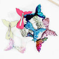 Mermaid Glitter Hair Clips, Fish Tail Duckbill Barrettes - Blue, 2 Pack - view 5