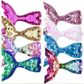 Mermaid Glitter Hair Clips, Fish Tail Duckbill Barrettes - Green, 2 Pack - view 3