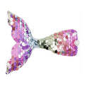 Mermaid Glitter Hair Clips, Fish Tail Duckbill Barrettes - Pink-Blue, 2 Pack