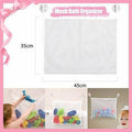 Mesh Bath Toy Organiser Bag with Suction Cups, 35 x 45 cm