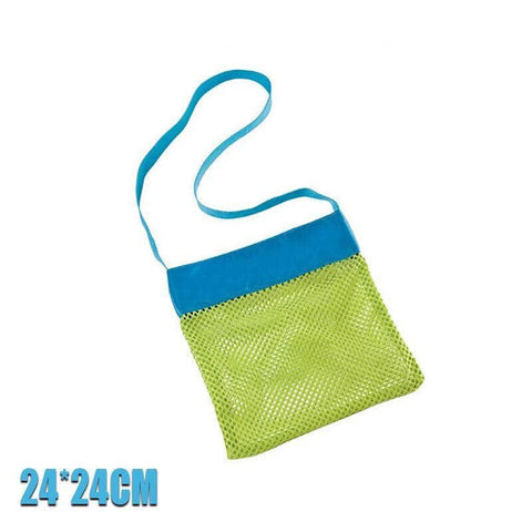 Mesh Beach Toy Bag with Shoulder Strap - Small (24 x 24 cm)