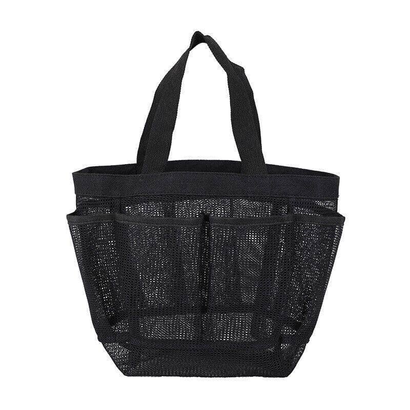 Mesh Shower Caddy Bag with 8 Pockets and Oxford Handles - view 2