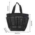 Mesh Shower Caddy Bag with 8 Pockets and Oxford Handles - view 3