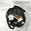 Mesh Shower Caddy Bag with 8 Pockets and Oxford Handles - view 5