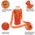 Mesh Water Bottle Holder Bags with Shoulder Strap - White, Pack of 4 - view 5