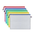 Mesh Zip Document Pouches for A4 Paper, 34 x 24 cm, Pack of 16 - view 2