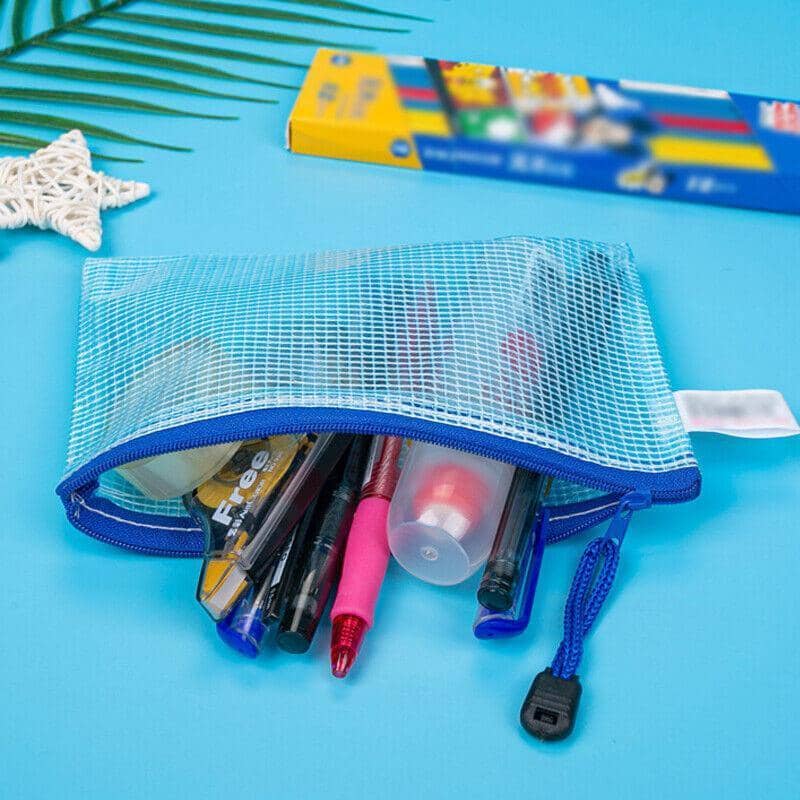 Mesh Zip Document Pouches for A4 Paper, 34 x 24 cm, Pack of 16 - view 4