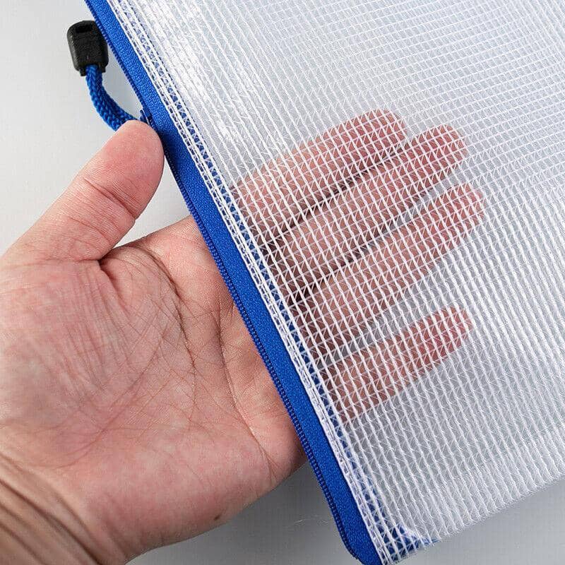 Mesh Zip Document Pouches for A4 Paper, 34 x 24 cm, Pack of 16 - view 5