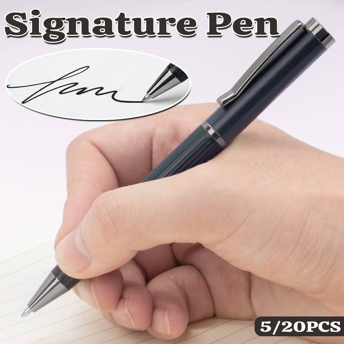 Metal Ballpoint Pens Business Executive Office Stationery - Pack of 20 - view 2