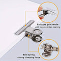Metal Bulldog Clips, 30 Pack, Mixed 31 mm, 50 mm and 75 mm - view 4