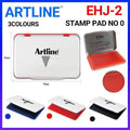 Metal Case Stamp Pad for Rubber Stamps, 56 x 90 mm - Black - view 2