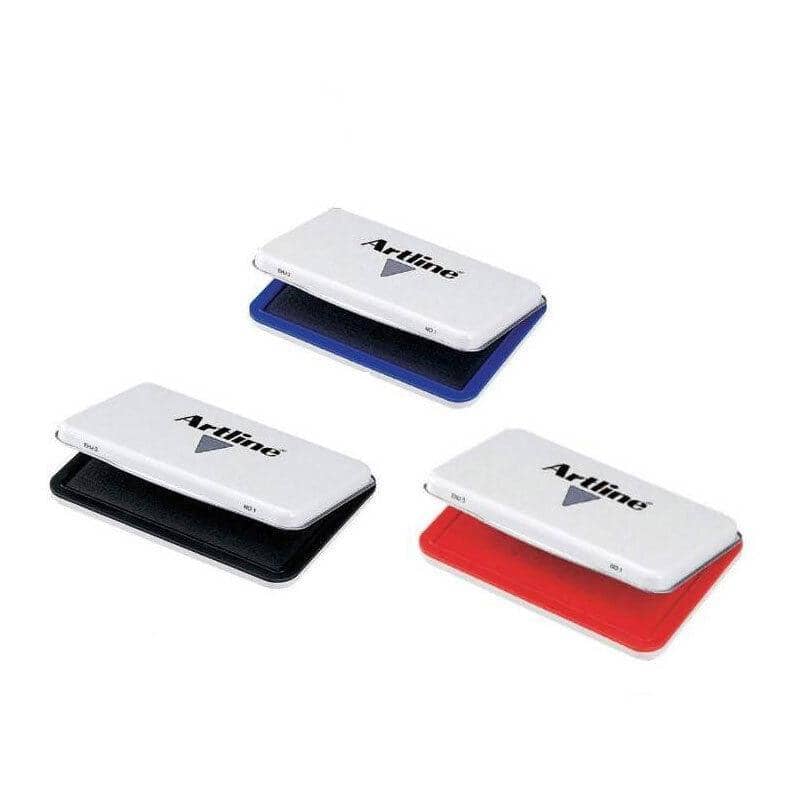 Metal Case Stamp Pad for Rubber Stamps, 56 x 90 mm - Red - view 3
