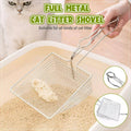 Metal Cat Litter Scoop with Full Sifting Design, 34 cm
