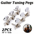 Metal Classic Guitar Tuning Pegs Machine Heads, Pack of 2