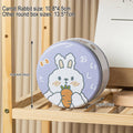 Metal Cookie Tin Box, Round Biscuit Gift Tin Pack of 10 - Blue Bear - view 5