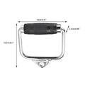 Metal D-Handle Cable Attachments for Gym Machines, Pack of 2 - view 3