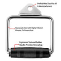 Metal D-Handle Cable Attachments for Gym Machines, Pack of 2 - view 5