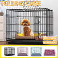 Metal Dog Crate with Pull-Out Tray - Black, Small (50 x 32 x 38 cm) - view 2