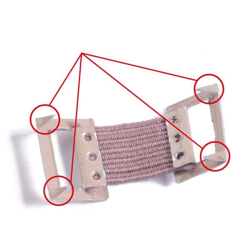 Metal Elastic Bandage Clips for Compression Wraps - Brown, Pack of 5 - view 5