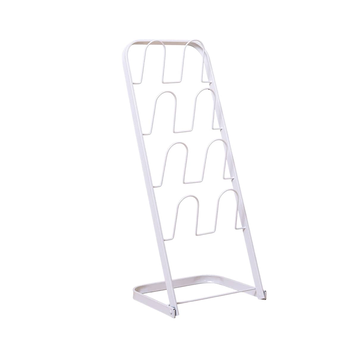 Metal Floor Standing Slipper Rack for Entryway, Hallway and Bathroom, Space Saving - view 2