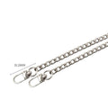 Metal Handbag Shoulder Strap Chain, 120 cm - Silver - view 5