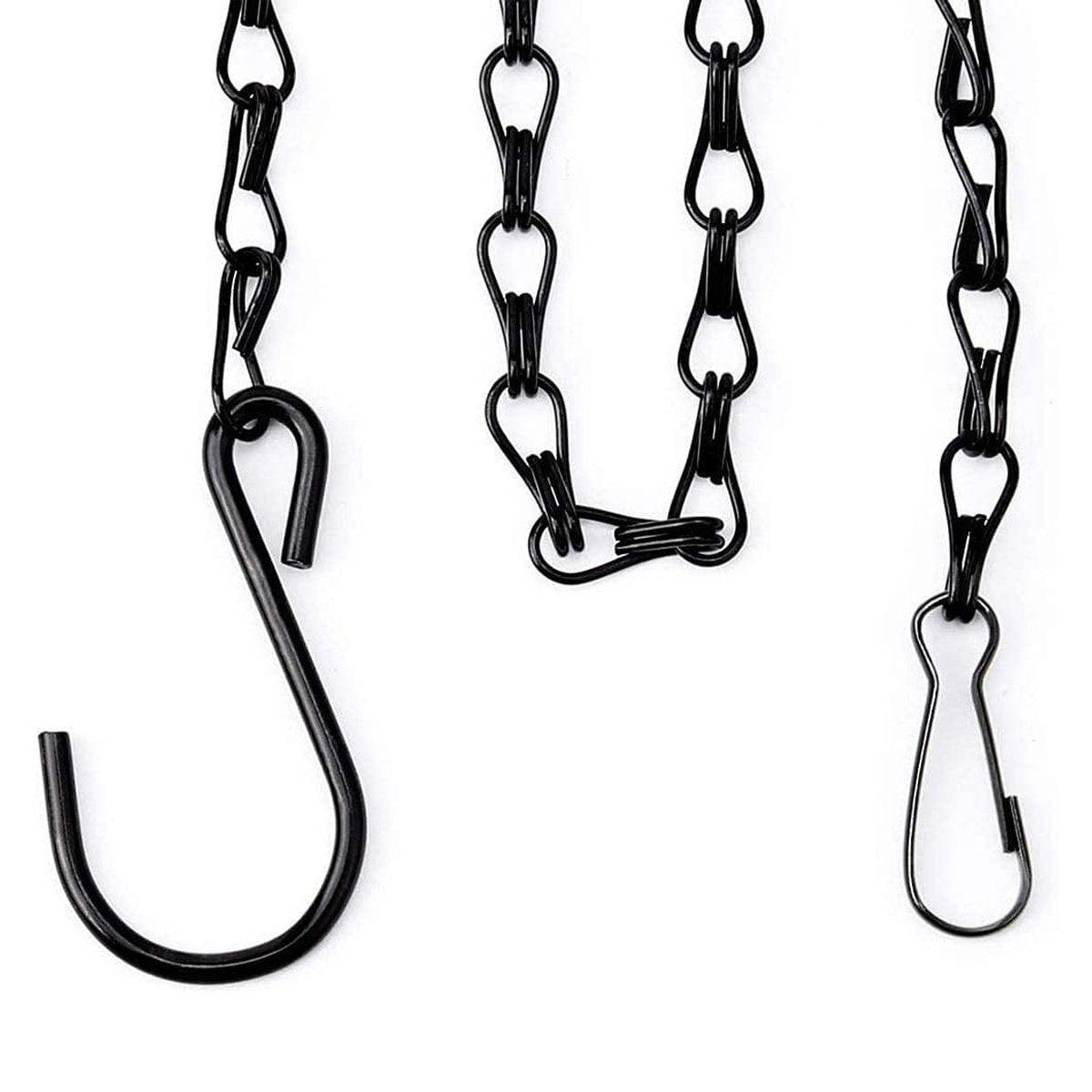 Metal Hanging Chains for Plants and Bird Feeders, Pack of 15, 50 cm - view 3