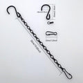 Metal Hanging Chains for Plants and Bird Feeders, Pack of 15, 50 cm - view 4