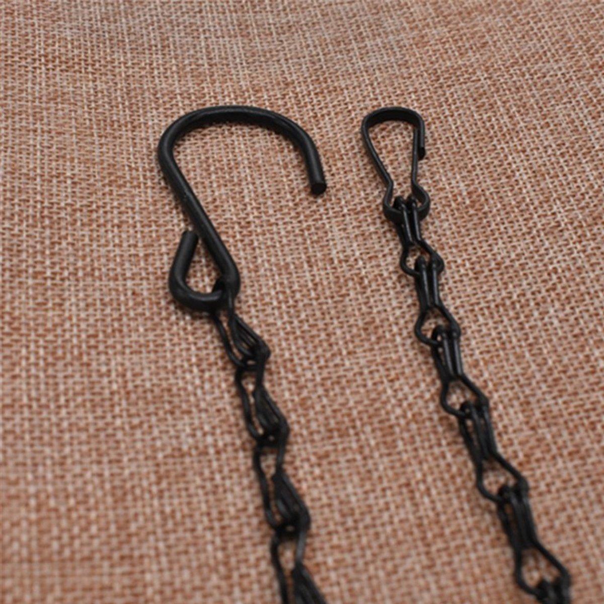 Metal Hanging Chains for Plants and Bird Feeders, Pack of 15, 50 cm - view 5