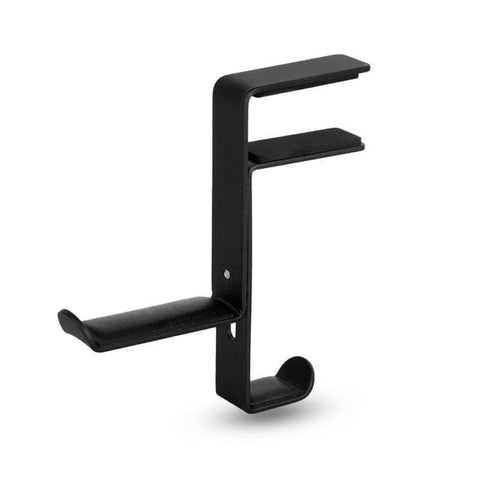 Metal Headphone Hanger with Desk Clamp - Black
