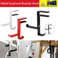Metal Headphone Hanger with Desk Clamp - Red - view 2
