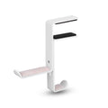Metal Headphone Hanger with Desk Clamp - White