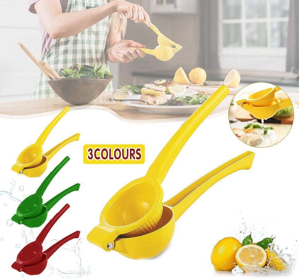 Metal Lemon Squeezer, Handheld Citrus Juicer - Green - view 2