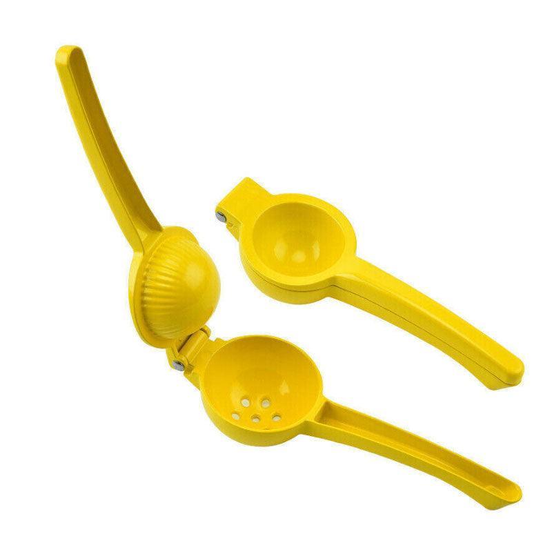 Metal Lemon Squeezer, Handheld Citrus Juicer - Red - view 3