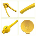 Metal Lemon Squeezer, Handheld Citrus Juicer - Red - view 4